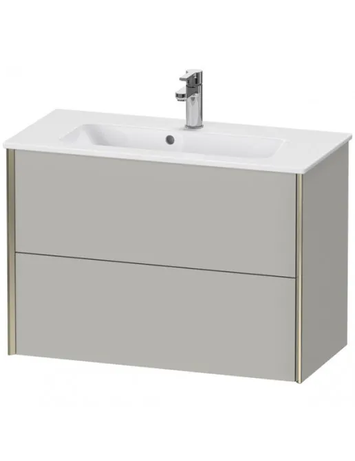 Duravit XViu Waschtischunterbau Compact, mit 2 Auszüge, B: 810 mm, Betongrau Matt