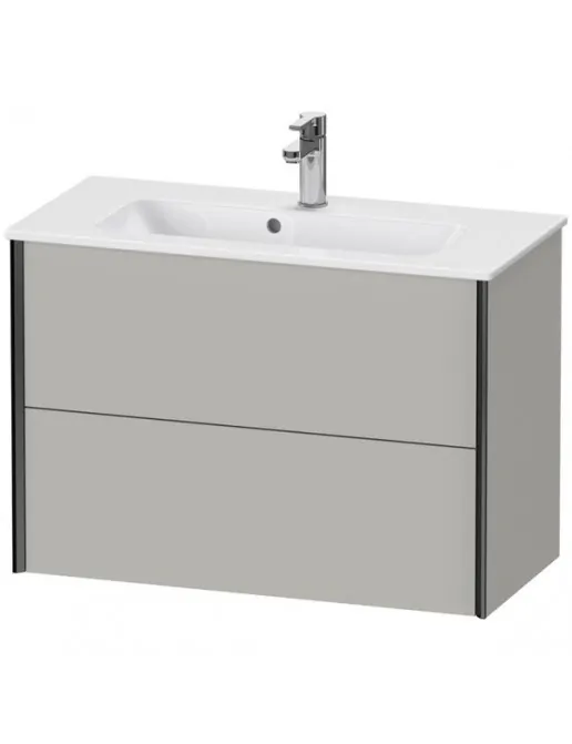 Duravit XViu Waschtischunterbau Compact, mit 2 Auszüge, B: 810 mm, Betongrau