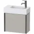 Duravit XViu Waschtischunterbau mit 1 Tür, B: 484 mm, Betongrau Matt