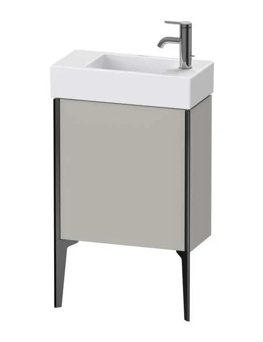 Duravit XViu Waschtischunterbau bodenstehend, mit 1 Tür, B: 484 mm, Betongrau Matt