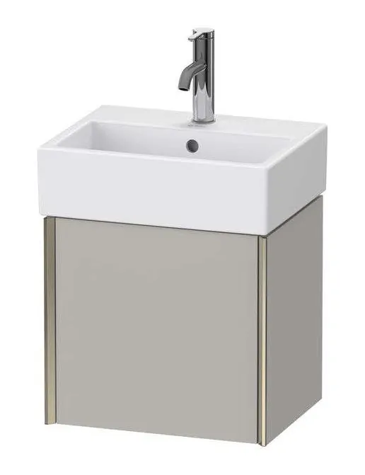 Duravit XViu Waschtischunterbau mit 1 Tür, B: 434 mm, Betongrau Matt