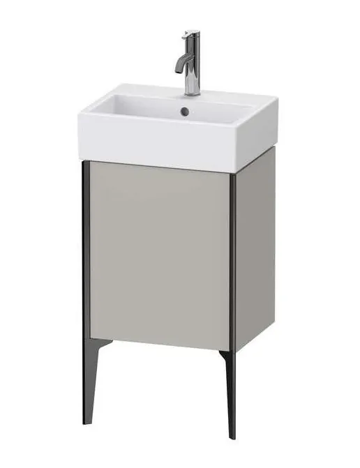 Duravit XViu Waschtischunterbau bodenstehend, mit 1 Tür, B: 434 mm, Betongrau Matt