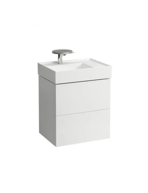 Kartell by Laufen Waschtischunterbau, Becken links, weiss