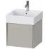 Duravit XViu Waschtischunterbau mit 1 Auszug, B: 484 mm, Betongrau Matt