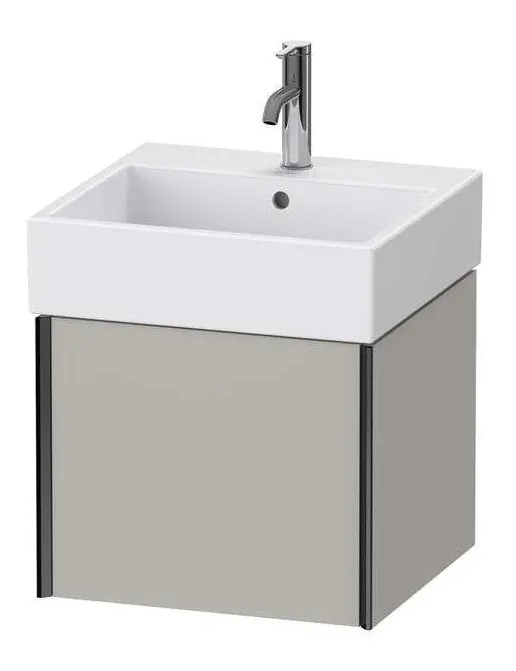 Duravit XViu Waschtischunterbau mit 1 Auszug, B: 484 mm, Betongrau Matt