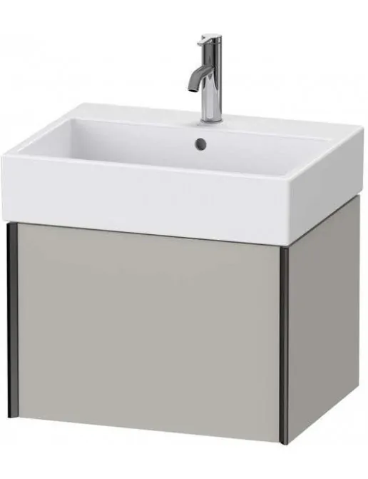 Duravit XViu Waschtischunterbau mit 1 Auszug, B: 584 mm, Betongrau Matt