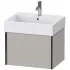 Duravit XViu Waschtischunterbau mit 1 Auszug, B: 584 mm, Betongrau Matt