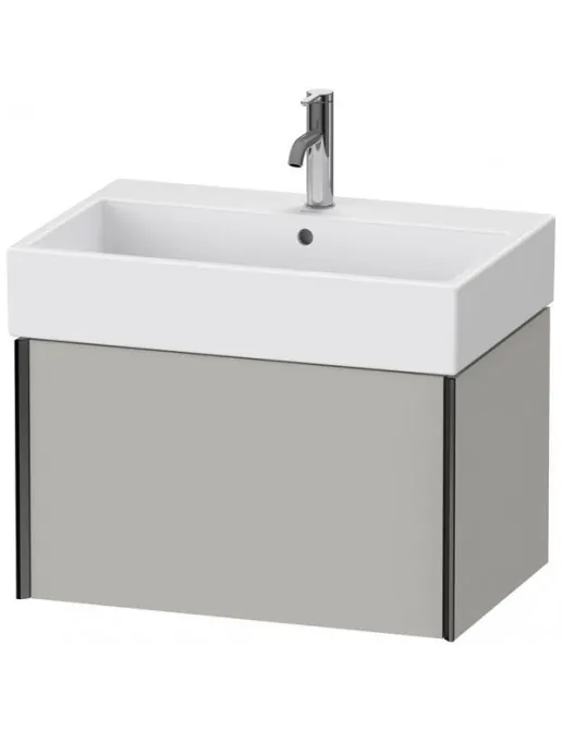 Duravit XViu Waschtischunterbau mit 1 Auszug, B: 684 mm, Betongrau Matt