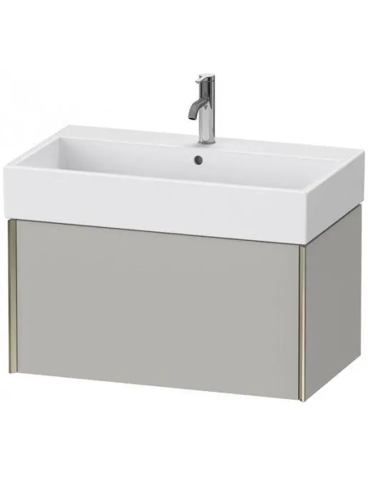 Duravit XViu Waschtischunterbau mit 1 Auszug, B: 784 mm, Betongrau Matt