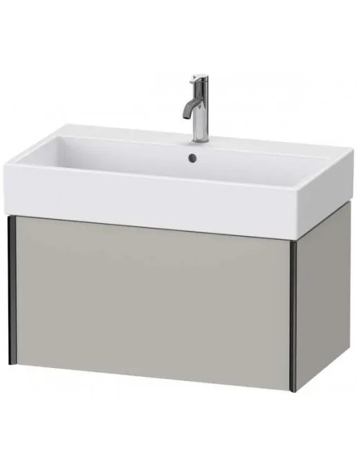 Duravit XViu Waschtischunterbau mit 1 Auszug, B: 784 mm, Betongrau Matt