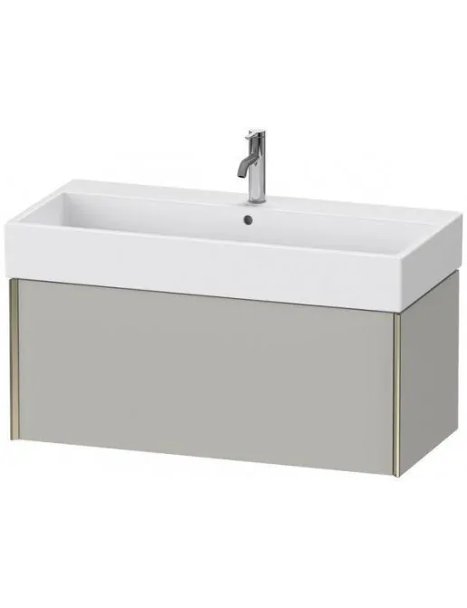 Duravit XViu Waschtischunterbau mit 1 Auszug, B: 984 mm, Betongrau Matt