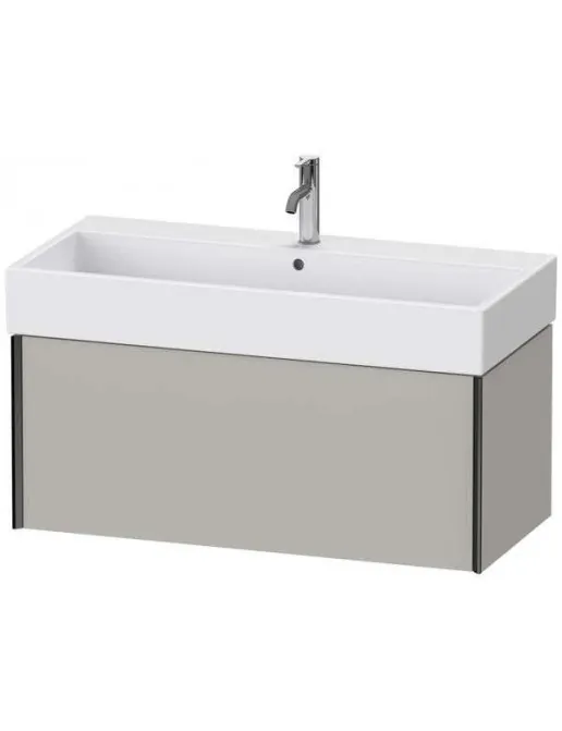 Duravit XViu Waschtischunterbau mit 1 Auszug, B: 984 mm, Betongrau Matt