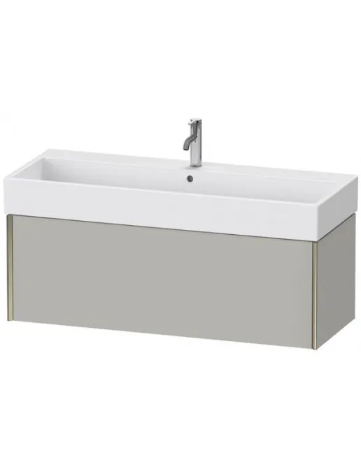 Duravit XViu Waschtischunterbau mit 1 Auszug, B: 1184 mm, Betongrau Matt