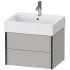 Duravit XViu Waschtischunterbau mit 2 Auszügen, B: 584 mm, Betongrau Matt