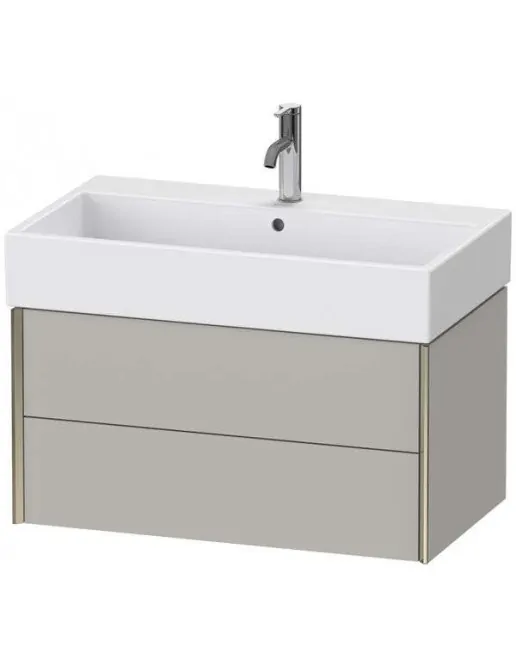 Duravit XViu Waschtischunterbau mit 2 Auszügen, B: 784 mm, Betongrau Matt