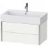 Duravit XViu Waschtischunterbau mit 2 Auszügen, B: 784 mm, Weiss Matt