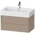 Duravit XViu Waschtischunterbau mit 2 Auszügen, B: 784 mm, Leinen