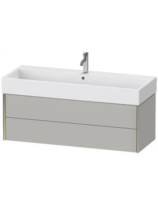 Duravit XViu Waschtischunterbau mit 2 Auszügen, B: 1184 mm, Betongrau Matt