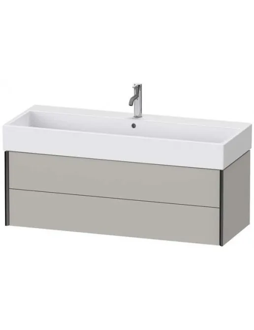 Duravit XViu Waschtischunterbau mit 2 Auszügen, B: 1184 mm, Betongrau Matt