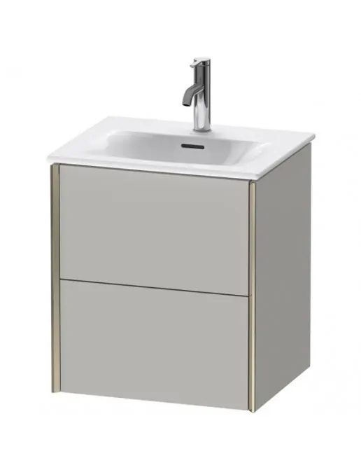 Duravit Xviu Waschtischunterbau mit 2 Auszüge, B: 510 mm, Betongrau Matt