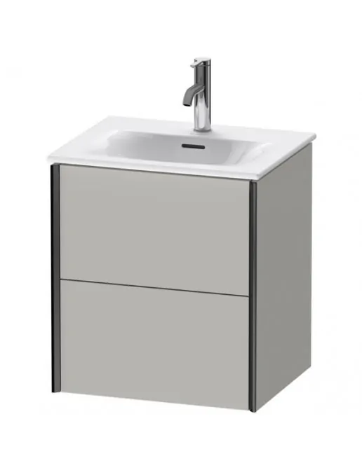 Duravit Xviu Waschtischunterbau mit 2 Auszüge, B: 510 mm, Betongrau Matt