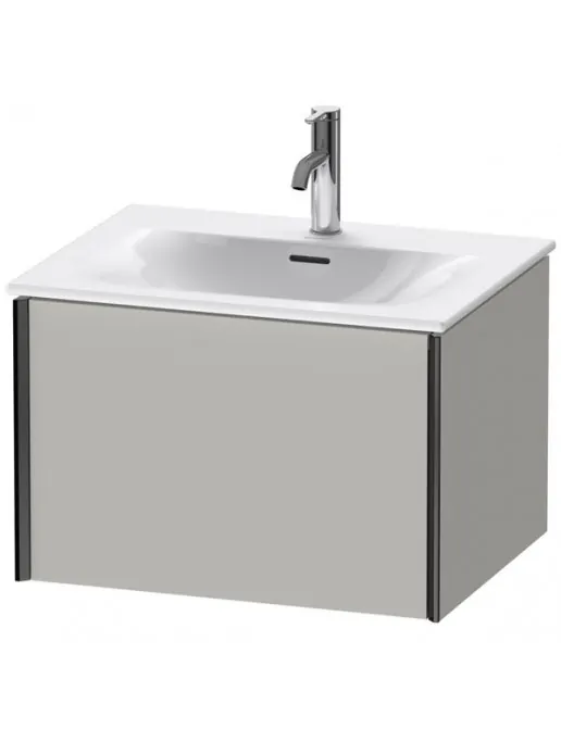 Duravit Xviu Waschtischunterbau mit 1 Auszug, B: 610 mm, Betongrau Matt