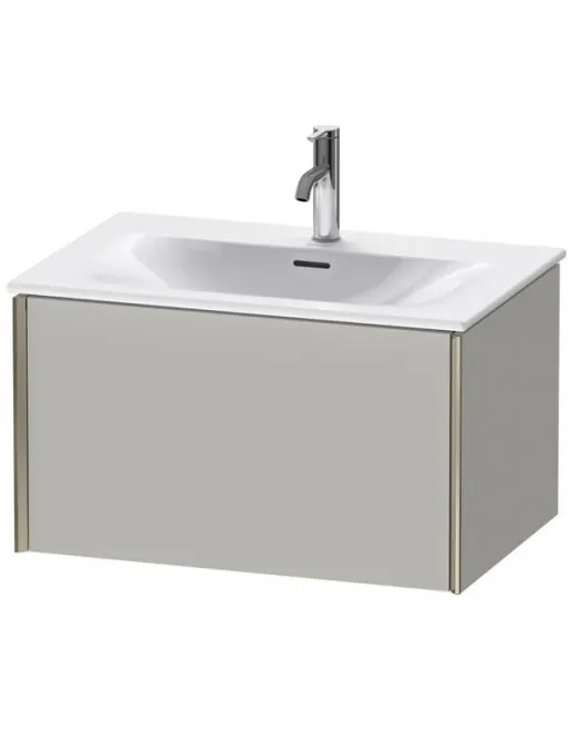 Duravit Xviu Waschtischunterbau mit 1 Auszug, B: 710 mm, Betongrau Matt