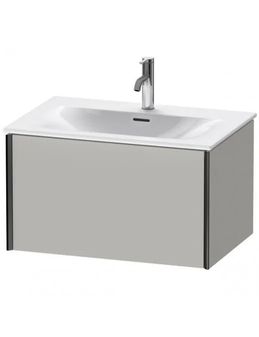 Duravit Xviu Waschtischunterbau mit 1 Auszug, B: 710 mm, Betongrau Matt