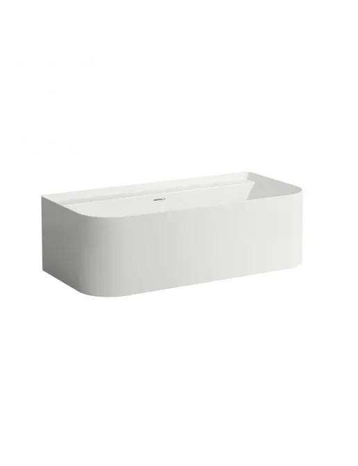 Laufen Sonar Badewanne back to wall weiss matt