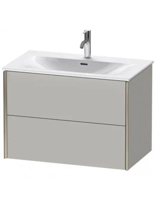 Duravit Xviu Waschtischunterbau mit 2 Auszüge, B: 810 mm, Betongrau Matt