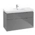 Villeroy & Boch Subway 2.0 Waschtischunterschrank, Glossy Grey