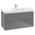 Villeroy & Boch Subway 2.0 Waschtischunterschrank, Glossy Grey