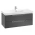 Villeroy & Boch Subway 2.0 Waschtischunterschrank, Black matt Lacquer