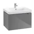 Villeroy & Boch Subway 2.0 Waschtischunterschrank, Glossy Grey