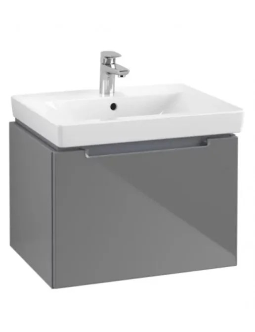 Villeroy & Boch Subway 2.0 Waschtischunterschrank, Glossy Grey