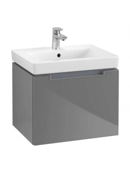 Villeroy & Boch Subway 2.0 Waschtischunterschrank, Glossy Grey