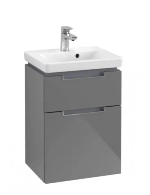 Villeroy & Boch Subway 2.0 Waschtischunterschrank, Glossy Grey