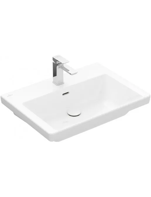 Villeroy & Boch Subway 3.0 Schrankwaschtisch 650 x 470 mm, mit Hahnloch