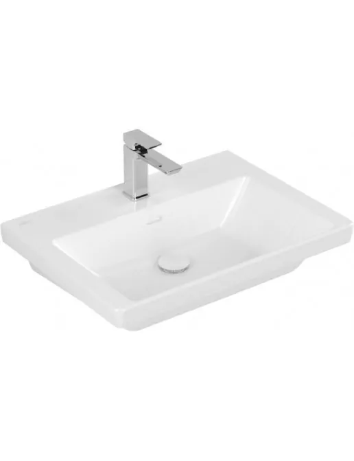 Villeroy & Boch Subway 3.0 Schrankwaschtisch 650 x 470 mm, ohne Hahnloch