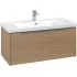 Villeroy & Boch Subway 3.0 Waschbeckenunterschrank mit 1  Auszug, Nordic Oak