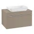 Villeroy & Boch Venticello Waschbeckenunterschrank, Truffle Grey