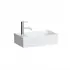 Laufen Kartell by Laufen Armaturenbank links, 460 x 280mm, Skizze