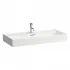 Kartell by Laufen Waschbecken, B: 100cm, weiss mit Hahnloch