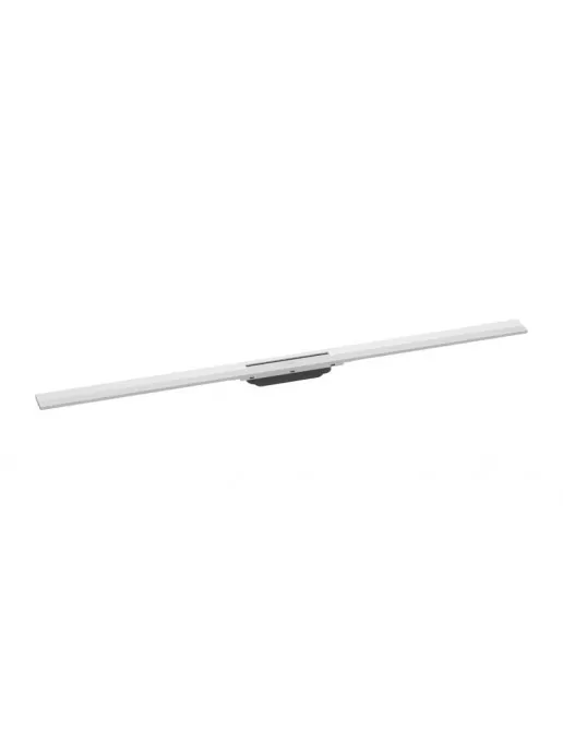 Hansgrohe RainDrain Flex Fertigset Duschrinne, kürzbar, L: 120 cm, weiss