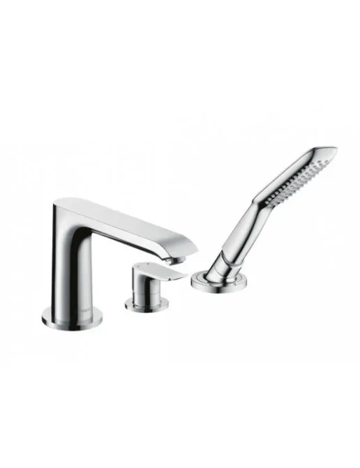 Hansgrohe Metris 3-Loch Wannenrandmischer