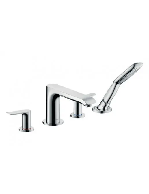 Hansgrohe Metris 4-Loch Wannenrandmischer